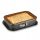Rechteckige Kuchenform Tadar, schwarz, 39,5 x 28 x 8,5 cm