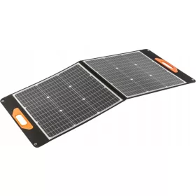    Solarpanel 100 W, IPX4, USB-A QC3.0 max. 24 W, USB-C 45 W, Hoegert Technik