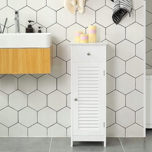  Songmics BBC43WT Schrank weiß 30x32x87,1 cm