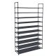  Gockowiak Schuhschrank 100 x 175 x 29 cm schwarz
