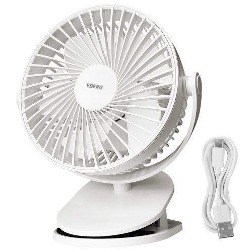 EBERG TIK Weißer Tischventilator