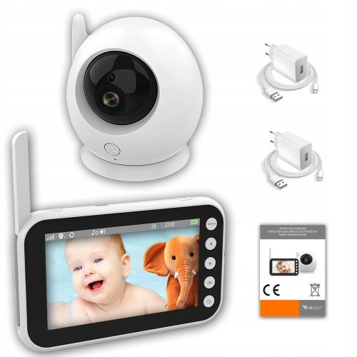  Orllo weißer elektronischer Babyphone