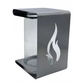  KAPELLE METALL GLAS FLAMME / SILBER GRAD II / 1