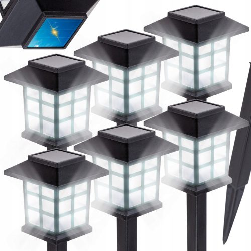  Briix Solarlampe, schwarz, 39 cm, 6 Stk.