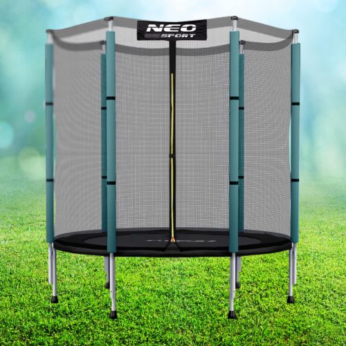 Trampolin mit Netz EXTRA GARTENTRAMPOLIN FÜR KINDER MIT NETZ 140 cm FT 4,5 (140 cm)