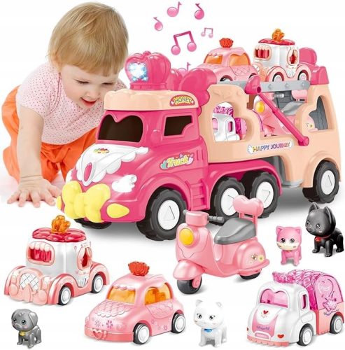  ABSCHLEPPWAGEN-SET 9IN1 MELODY LIGHT MÄDCHENGESCHENK