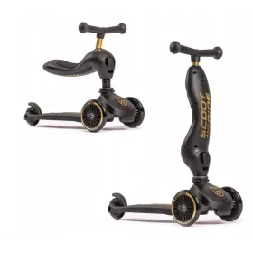  Scoot & Ride Dreiradroller Schwarz, Gold