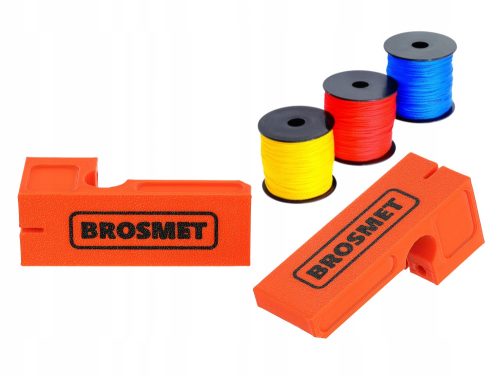 Orangefarbener Maurer-Saitenspanner + 100-Meter-Saite