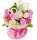  STRAUSS HANDTÜCHER, GESCHENK zur Hochzeit, Duftende Seifenrosen, HANDTÜCHER 50X100CM