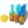 Peppa Pig Bowlingspiel, Spielzeug für Kinder, 6-teiliges Set
