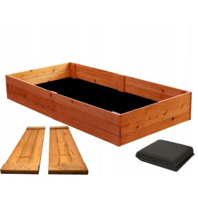  Mini-Gewächshaus 240 cm x 120 cm aus Holz