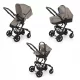  Foppapedretti UP3 I-Size Travel System Sabbia Multifunktions-Kinderwagen