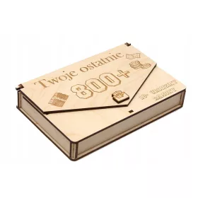    BOX GELDUMSCHLAG GESCHENK 18. GEBURTSTAG DEINE LETZTEN 800+ 500+