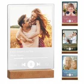  3D-LED-NACHTLAMPE XL SPOTIFY SONG GESCHENK