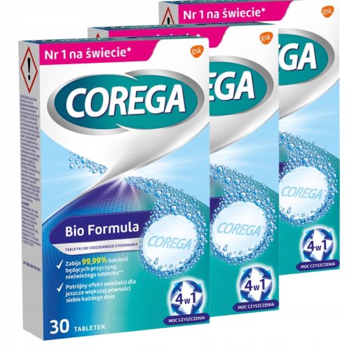 COREGA Bio Tabletten für Zahnersatz 30 Stk