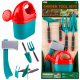 KLEINES GÄRTNER-SET Gartengeräte für Kinder 6-teilig. Gießkanne, Schaufel