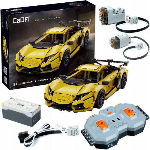  CaDa C63004W blockiert Sportwagen LP700 49 cm 1805 Elemente
