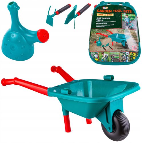 KLEINES GÄRTNER-SET Gartengeräte für Kinder Schubkarrenzubehör 12-tlg