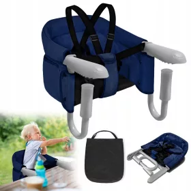  Aufun faltbarer Babystuhl, Sitzerhöhung, blau