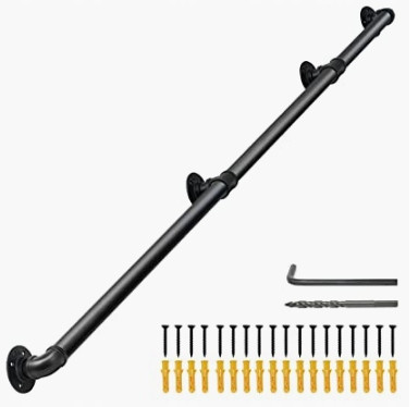 Treppengeländer, Wandhandlauf, Treppengriff für Treppen, 244 cm