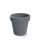  Prosperplast-Blumentopf, 40 cm x 40 x 36 cm, Durchmesser 40 cm, Kunststoff in den Farben Grau und Silber
