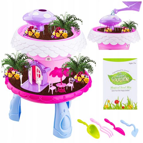 GÄRTNER-SET für Mädchen, GARTEN-PUPPENHAUS, Pflanzen-Gießkanne