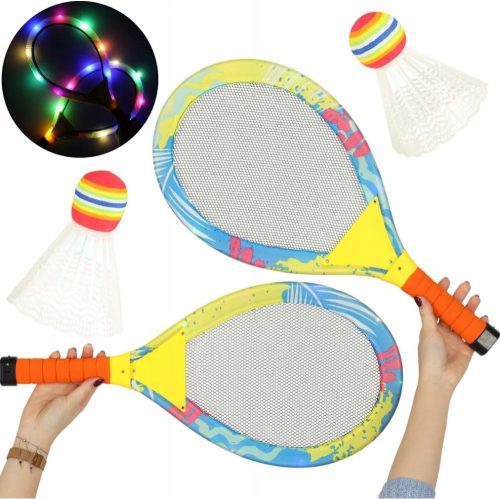 BADMINTON-BALLETT, BABINGTON-SCHLÄGER, LEUCHTENDE LED