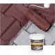 Straßenfarbe für Beton, Holz, Metallwürfel, universell, 12 kg – BRAUN