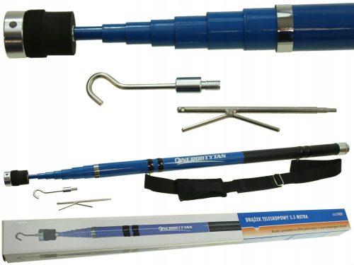TELESKOPWINDE FÜR GLASFASERKABEL, STIEL 5,5 m - SET