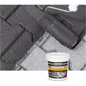   Straßenfarbe für Beton, Holz, Metallwürfel, Universal, 12 kg – ANTHRAZIT