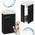 Badezimmer-Wandschrank mit Waschbecken, schwarzer Lack, kein Fingerabdruck, 40 cm