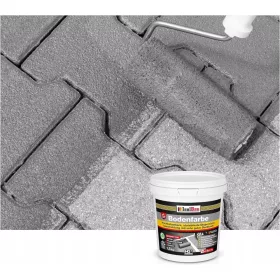   Straßenfarbe für Beton, Holz, Metallwürfel, universell, 12 kg – DUNKELGRAU