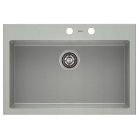  Moderno Buddy 60 Einbeckenspüle, graue Granittöne