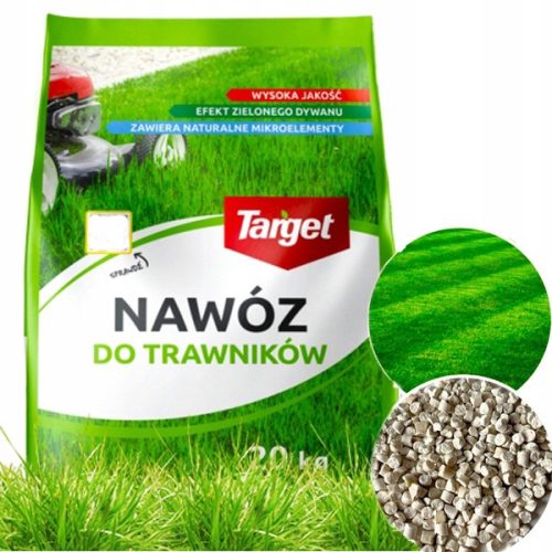 Target Rasendünger 20 kg mit Bor und Eisen für dichten, intensiv grünen Rasen
