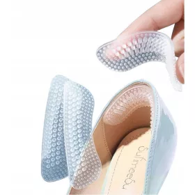  Selbstklebende Gel-Fersenklammern für Schuhe, 2 Stk