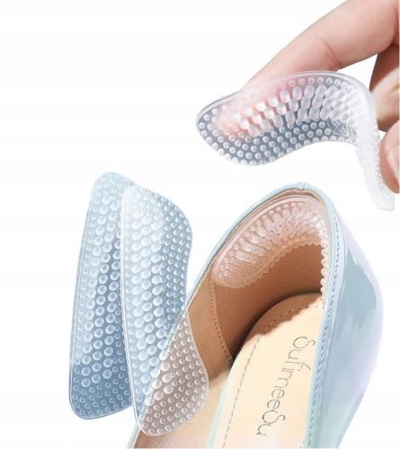  Selbstklebende Gel-Fersenklammern für Schuhe, 2 Stk