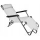  Springos Liege, Stuhl, Bett, stabil, verstellbar, graues Metall