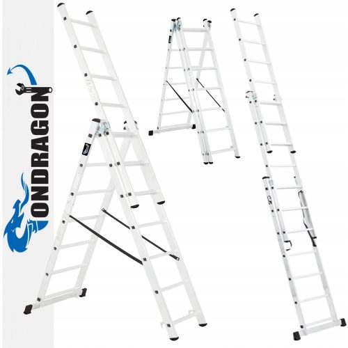 Ondragon-Leiter 5,6 m Aluminium