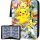  Pokemon-Kartenalbum, Pikachu-Ordner für 400 Karten, 60 Karten
