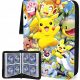  Pokemon-Kartenalbum, Pikachu-Ordner für 400 Karten, 60 Karten