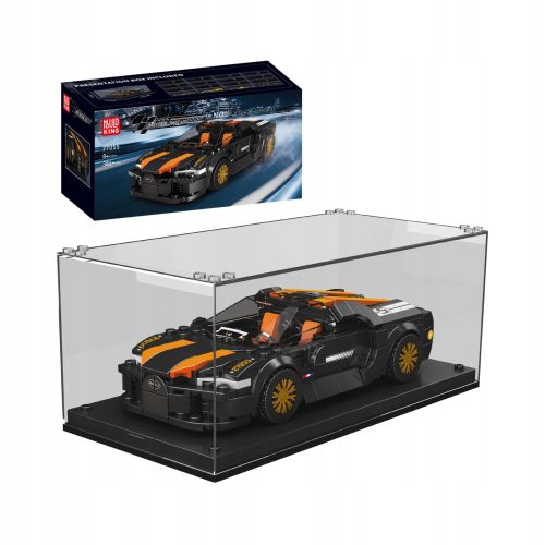  Auto Bugatti Chiron 300+ + Box - Blöcke 27055 MOLD KING 386 Stk. TECHNISCH