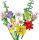  Blöcke BLUMEN Blumenstrauß DIY Ewige Blumen GESCHENK 854 Stk. 034003