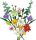  Blöcke BLUMEN Blumenstrauß DIY Ewige Blumen GESCHENK 836 Stk. 034004