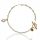  SILBERARMBAND - 925 - VERGOLDET -