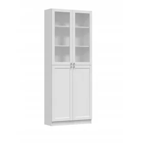    Vitrine weiß matt 200 x 80,5 x 31 cm TopEshop PAFOS W80 2SH