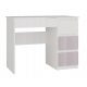  TopEshop Arteso Schreibtisch 98 x 51 x 76 cm weiß, Rosatöne