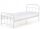  Halmar Linda Metall-Einzelbett 90x200 weiß