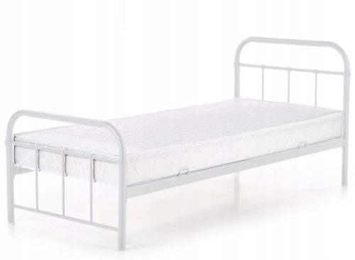  Halmar Linda Metall-Einzelbett 90x200 weiß