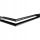 Luftlüftungsgitter Eckgitter, links, 80x40x9 cm, schwarz