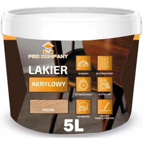 Pro Company Acryllack für Holz 5L glänzend
